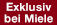 Exclusiv bei Miele